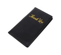 HIAKDOFT PU Restaurant Check Book Holder for Tips and Payments Wear-resistant Bill Organizer for Cafes Bars Fastfood Versatile Menu and Receipt Presenter for Waitstaff Service