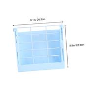 HIAKDOFT Rabbit Feeding Rack with Built in Holder Plastic and Steel Pet Cage Accessory for Guinea Pigs Chinchillas Hamsters Large Capacity Hay Feeder Preventing Waste Suitable for Small
