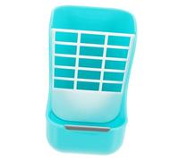 HIAKDOFT Rabbit Grass Dispenser Feeder with Food Holder Hollow Design for Multi Angle Eating Prevents Waste and Keeps Cage Clean Suitable for Rabbits Guinea Pigs and Small Pets