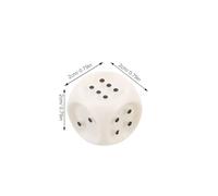 HIAKDOFT Raised Dot Braille Dice Lightweight Portable Tactile Gaming Accessories for Blind and Low Vision Players Inclusive Educational Props and Accessible Board Game Dice for Sensory