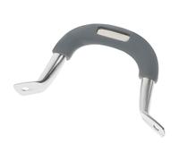 HIAKDOFT Replacement Large Steam Pot Side Handle Thickened 304 Stainless Steel with Heat-Resistant Silicone Dual-Hole Anti-Scald Pot Handle for Steamer and Saucepan Kitchen Accessory