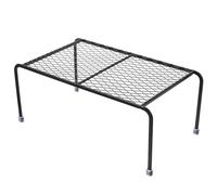 HIAKDOFT Reptile Rack Small Animal Lounge Bed for Bearded Dragons and Lizards Hollow Design Platform Stand Easy-clean Black Mesh Storage Suitable for Guinea Pigs Hamsters Chinchillas and