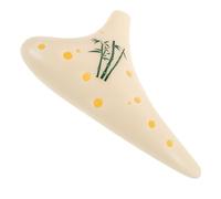 HIAKDOFT Resin Alto C Ocarina Flute Musical Instrument for Adults Lightweight Professional Wind Instrument with Protective Bag Educational Tool for Beginners and Advanced Players