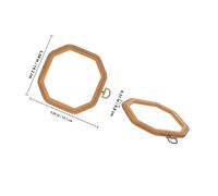 HIAKDOFT Reusable Octagonal Embroidery Hoop Frame PP Plastic Cross Stitch Craft Sewing Tool for DIY Fixing and Home Decoration