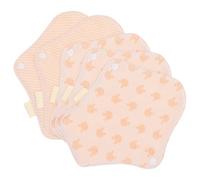 HIAKDOFT Reusable Sanitary Pads Cotton 5Pcs Washable Ultra-Absorbent Menstrual Pads for Women On-The-Go Comfort Random Style