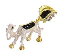 HIAKDOFT Rhinestone Camel Jewelry Trinket Box Vintage Luxury Ethnic Design Small Earring Organizer Jewelry Holder Decorative Collectible for Women Home Decor