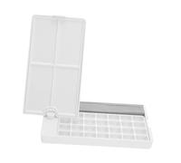 HIAKDOFT Rotatable Moisture-retaining Watercolor Palette Wells Spacious Paint Tray with Built Moisture System Portable Mixing Case for Acrylic Oil Painting Artists and Outdoor Sketching