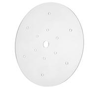 HIAKDOFT Round 18Cm Acrylic Fish Tank Anti-Escaping Cover, Aquarium Lid with Fixed Top Plate, Protective Round Fish Bowl Accessory for Home and Office Use