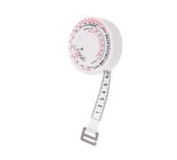 HIAKDOFT Round Bmi Calculator Body Tape Measure Retractable Soft Plastic Tape for Accurate Waist Fat Measurement Health Monitoring Fitness Tool Portable