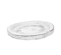 HIAKDOFT Round Wooden Decorative Tray for Candle Plates Handmade Smooth Farmhouse Centerpiece with Polished Surface Rustic White Table Decor for Living Dining Kitchen Counter