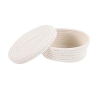 HIAKDOFT Rustic Cotton Rope Tissue Holder Woven Napkin Dispenser for Car Home Office Restaurant Lightweight Decorative Box for Desktop Dining Table Storage