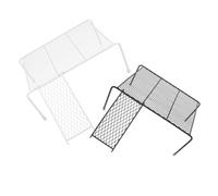 HIAKDOFT Rutin Chicken Coop Platform Stand with Ramp Convenient Feeding Holder for Small Pets Sturdy Iron Structure for Chicken Landscape Setup
