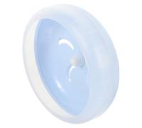 HIAKDOFT Silent Pet Exercise Wheel for Hamsters Gerbils Rats Blue Non Slip Running Disc with Wide Compatibility for Small and Fitness