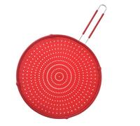 HIAKDOFT Silicone Oil Strainer Mesh Filter Multipurpose Kitchen Splatter Guard Pan Cover for Grease Control and Drip Drain Splash Protection Screen with Hanging Handle