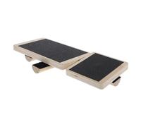 HIAKDOFT Single Leg Slip Balance Board for Foot Strength and Ankle Therapy Wooden Foot Strengthener Trainer for Stability Posture Correction and Training