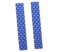 HIAKDOFT Slip Drumstick Grips Covers Comfortable Non Slip Protectors with Fish Scale Texture Blue Drumstick Head Sleeves for Jazz and Rock Drum Practicing