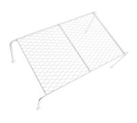 HIAKDOFT Small Animal Lounge Chair White Reptile Platform for Cage Feeding and Resting Bite-resistant Iron Stand Suitable for Bearded Dragons Geckos Lizards and Small Pets