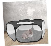 HIAKDOFT Small Pet Playpen Tent Portable for Bunny Hamster Guinea Pig Puppy Cat Material Space-saving Design Easy Setup Indoor Exercise Enclosure