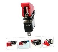 HIAKDOFT Small Red Automotive Electrical Toggle Switch for Racing Cars Rvs Yachts Trucks Compact Easy to Use Control Replacement for Auto Applications