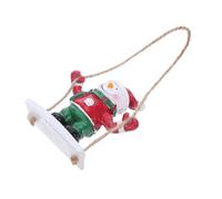 HIAKDOFT Snowman Resin Christmas Ornament with Unique Swing Design Lightweight Holiday Decoration for Christmas Tree Festive Winter Party Hanging Figurine