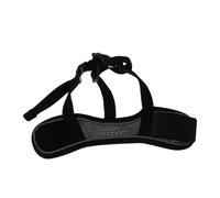 HIAKDOFT Soft Mesh Dog Muzzle Small with Adjustable Strap for Barking and Biting Control Comfortable Breathable Mouth Cover Prevents Chewing and Scavenging for Small to Dogs Black S