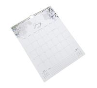 HIAKDOFT Spiral Bound Wall Calendar with Large Date Blocks Month Planner From July to December Spacious Writing Space for Family Scheduling Business Planning and Personal Growth