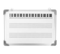 HIAKDOFT Staff Whiteboard Erasable Board for Classroom Music Education Musical Staff Board Symbols for Boys and Girls Learning and Notation Practice