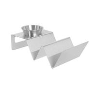 HIAKDOFT Stainless Steel Burrito Rack Vertical Taco Holder Tortilla Stand Non Deformable Easy Clean Party Restaurant Home Use for Burritos Hot Dogs
