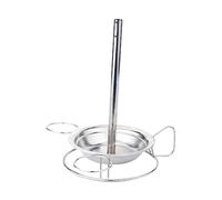 HIAKDOFT Stainless Steel Chicken Roaster Rack with Upright Pipe Design and Two Plates Grilled Roast Rack for Oven Charcoal Gas Grills Suitable for Chicken Turkey Goose and More