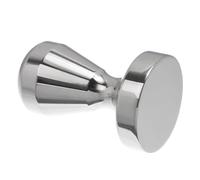 HIAKDOFT Stainless Steel Coffee Tamper Flat Base Espresso Machine Press Tool Ergonomic Grip for Even Coffee Bean Tamping and Rich Flavor Extraction Easy to Clean Professional Accessory