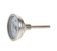 HIAKDOFT Stainless Steel Dial Wine Thermometer for Brewing Process Essential Tool for Winemakers Accurate Temperature Readings Easy Installation Must Have for Wine Containers