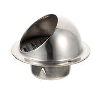 HIAKDOFT Stainless Steel Exhaust Vent Outlet for Outdoor Ducting Decorative Air Extractor Hood for External Use Easy Maintenance Design for Office and Home Ventilation