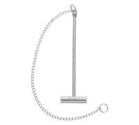 HIAKDOFT Stainless Steel Fire Call Point Hammer - Emergency Alarm Button Breaker for Firefighter Rescue and Building Safety - Compact Fireman Hammer for Industrial and Vehicle Use