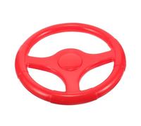 HIAKDOFT Steering Wheel for Vibrant Red Rocking Car Wheel Interactive Educational Swing Disk Easy to Install Fun for Boys