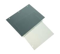 HIAKDOFT Tabbed Refill Plastic Binder Dividers with Semi-Transparent Organizers for Notebooks and Documents Office and School Filing Separators Dark Green