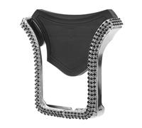 HIAKDOFT Telescopic U Shape Car Air Vent Phone Bracket with Rhinestone Decoration Holder for Navigation Compatible with Air Vents Easy to Install Black