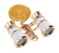 HIAKDOFT Theater Binoculars and Opera Glasses for Adults Women Vintage Style with Chain Compact Portable Sightseeing Binoculars with Cotton Pouch for Concerts Travel