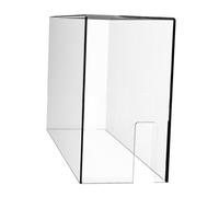 HIAKDOFT Transparent Protective Game Console Storage Box for Oled Clear Acrylic Dustproof Cover Case Compact Anti-slip Display Container for Game Cartridge and Accessories