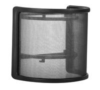 HIAKDOFT U-shaped Handheld Microphone Windscreen Cover Metal Mesh Mic Shield Pop Filter Compatible with Multiple Brands Easy to Install and Practical