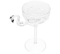 HIAKDOFT Unique Flamingo Wine Glass Cocktail Goblet for Wedding Christmas Party Home and Bar Use Decorative Stemmed Drinking Glass with Elegant Design