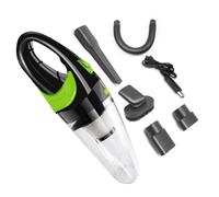 HIAKDOFT USB Charging Mini Handheld Vacuum Cleaner for Car Portable Cordless Wet Dry Dual Use Compact Lightweight Dust Collector for Home and Auto Cleaning