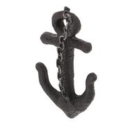 HIAKDOFT Vintage Nautical Anchor Wall Hook Handcrafted Resin Heavy-Duty Coat and Towel Hanger Rustic Farmhouse Entryway Decor for Mudroom Beach House and Hallway Storage