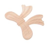 HIAKDOFT Vintage Solid Wood Bow Onlay with Relief Hand Carved European Style Furniture Applique for Wall and Wardrobe Decoration Living Room Bedroom