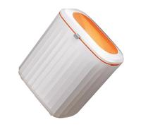 HIAKDOFT Wall-mounted Trash Bin with Lid Compact Kitchen Waste Container for Cabinet Doors Plastic Compost Bin with Slide-open Cover Space-saving Design for Home and Office Use