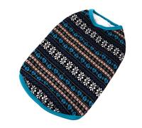 HIAKDOFT Warm Fleece Lined Dog Turtleneck Jumper for Medium Pets Cozy Autumn Winter Sweater Outfit in Ice Blue Comfortable and Easy to Wear for Daily Walks and Outdoor Random Color
