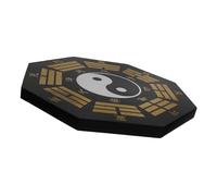 HIAKDOFT Wood Eight Diagrams Pendant Traditional Chinese Wall Hanging Feng Shui Bagua Decor for Home Office Living Balance and Harmony Ornament