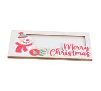 HIAKDOFT Wooden Christmas Money Holder Snowman Design Sturdy Holiday Party Present Card Box Festive Xmas Decor Centerpiece for Cash Gifts and Xmas Party Favors