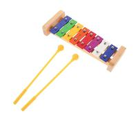 HIAKDOFT Wooden Glockenspiel Xylophone with Notes for Early Education Safe Rounded Edges Marked Scales for Easy Learning Musical Instrument for Cognitive Development