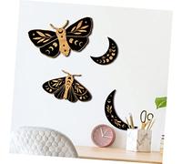 HIAKDOFT Wooden Moon Phase Hanging Pendant Wall Art Home Decor for Living Bedroom Nursery Creative Moon Cycle Decoration with Fine Craftsmanship and Surface Cozy Wall Accessory
