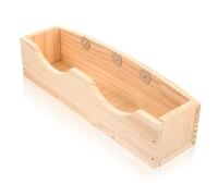 HIAKDOFT Wooden Rabbit Feeder Rack Hay Dispenser for Small Animals Guinea Pig Bunny Hamster Slow Feeding Cage Storage Holder